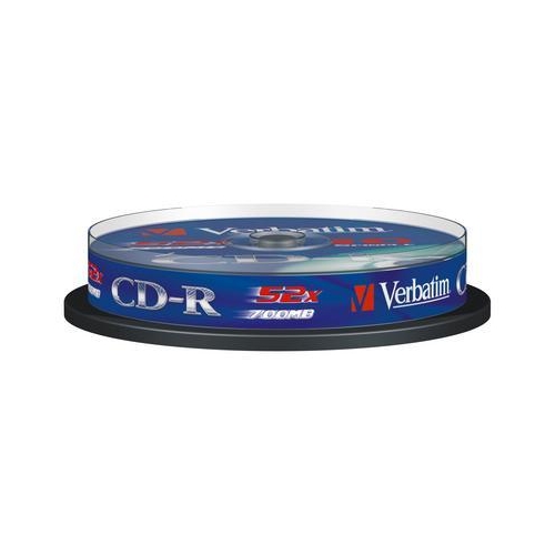 VERBATIM CD-R AZO 700MB, 52x, jewel case 10 ks / 43327
