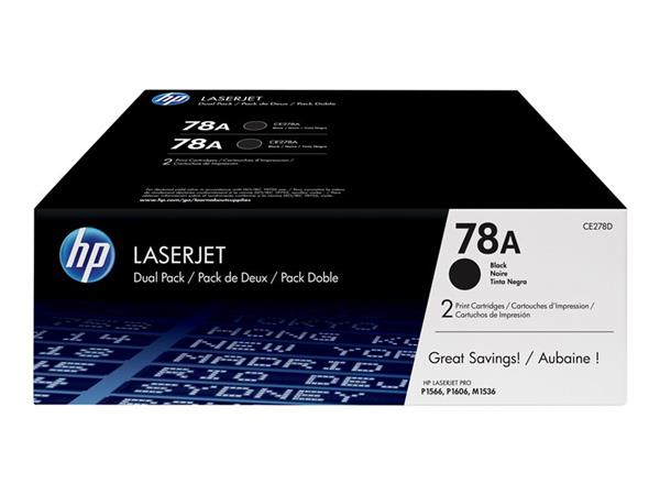 Hewlett Packard CE278AD / 2 pack -  originál