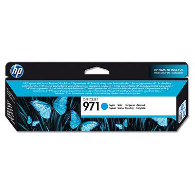Hewlett Packard No.971 Cyan CN622AE - originál
