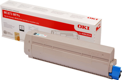 OKI toner 45862818 black - originál