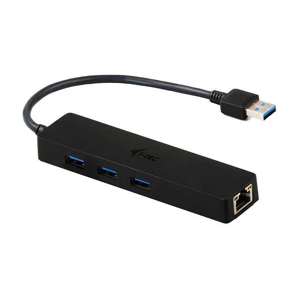 i-Tec USB3.0/LAN+HUB 3port Slim Gigabit Ethernet adaptér / U3GL3SLIM