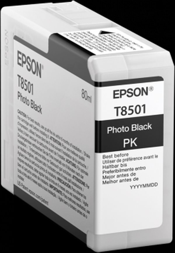 Epson Singlepack Photo Black T850100 UltraChrome HD ink 80ml - originál