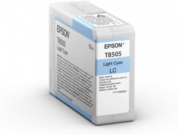 Epson Singlepack Photo Light Cyan T850500 UltraChrome HD ink 80ml - originál