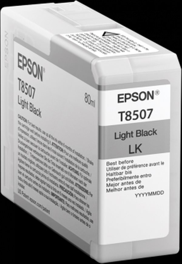 Epson Singlepack Photo Light Black T850700 UltraChrome HD ink 80ml - originál