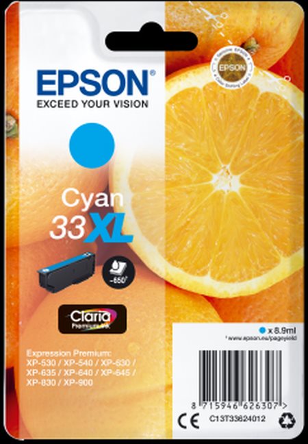 Epson T3362 XL Cyan - originál