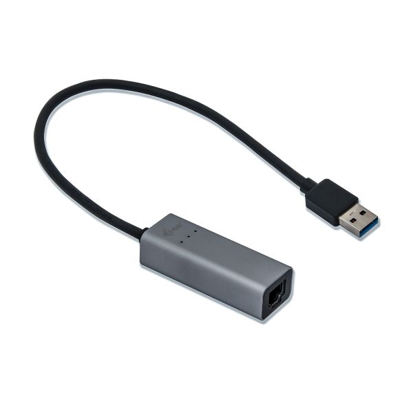 i-Tec USB3.0 METAL Gigabit Ethernet 10/100/1000 adaptér, LED, RJ45 / U3METALGLAN