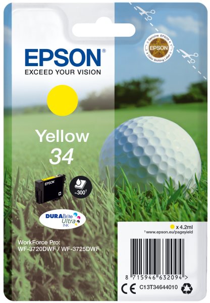 EPSON T3464 yellow - originál