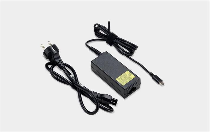Acer power adapter for notebook, 45W (retail packaging) - for devices with USB Type-C AC adapter, PD2