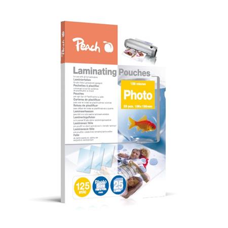 PEACH laminovacie fólie Photosize 10x15 cm (106x156 mm), 125mic, 25 ks / S-PP525-20