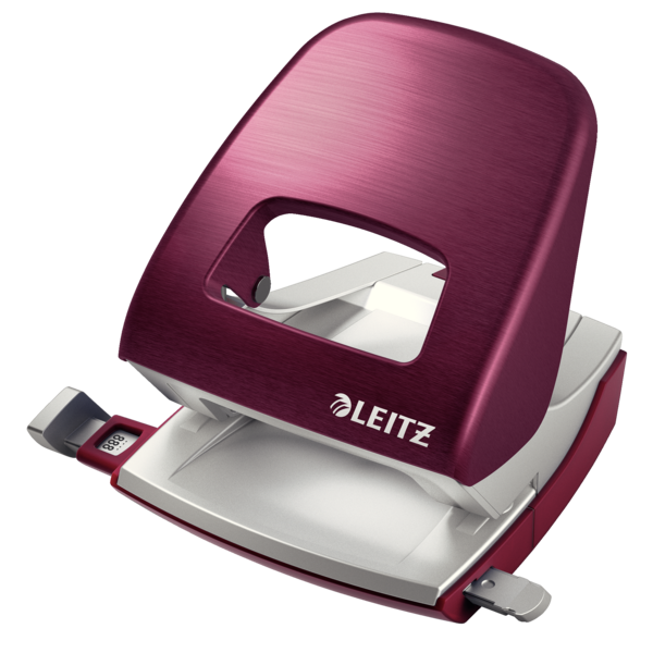 LEITZ Stolní děrovačka NeXXt STYLE 5006, granátově červená