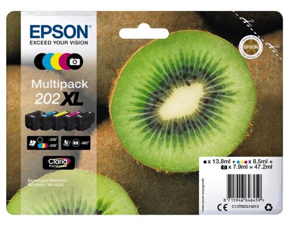 EPSON T02G7 multipack 202XL - originál