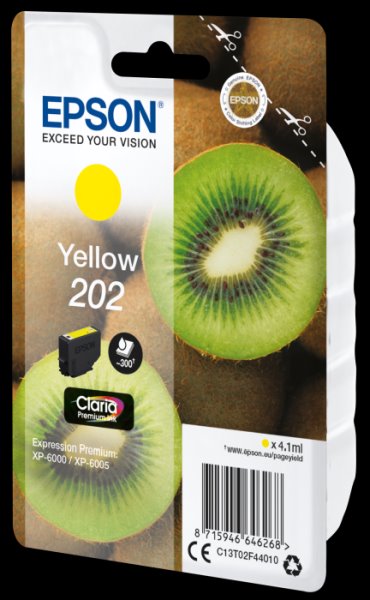 EPSON  T02F4 yellow 202 (kiwi) - originál