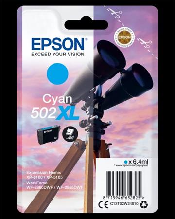EPSON T02W2 cyan XL - originál