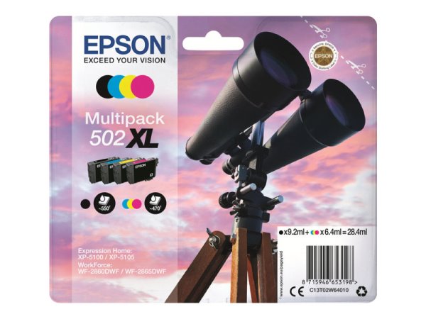 EPSON T02W6 multipack 502XL - originál