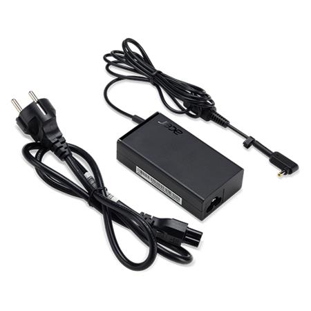Acer power adapter 65W, 1.7×5.5 mm (5.5 mm) PHY 19V black, EU AND UK power cord