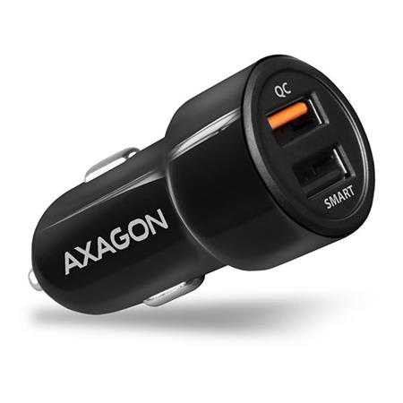 AXAGON PWC-QC5, QUICK a SMART,  2x port QC3.0/AFC/FCP + 5V-2.6A, 31.5W
