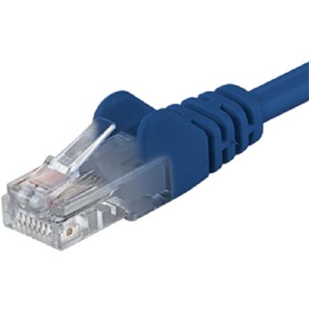 PremiumCord Patch kabel UTP RJ45-RJ45 CAT6 1m modrá / sp6utp010B