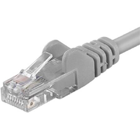 PremiumCord Patch kabel UTP RJ45-RJ45 CAT6 10m šedá / sp6utp10