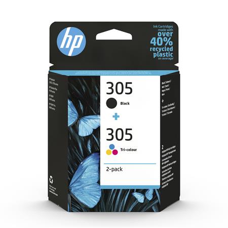 Hewlett Packard 6ZD17AE / 305 2-Pack Tri-color/Black - originál