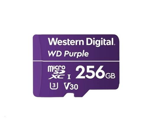 WESTERN DIGITAL MicroSDXC PURPLE 256GB QD101 (WDD256G1P0C)