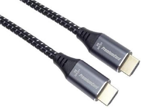 PremiumCord ULTRA HDMI 2.1 High Speed ??+ Ethernet kábel 8K @ 60Hz, pozlátené 0,5 m / kphdm21s05