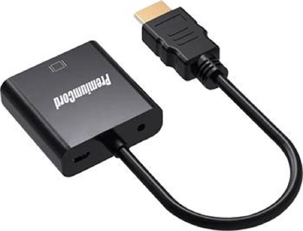 PremiumCord prevodník HDMI -> VGA so zvukom / khcon-54