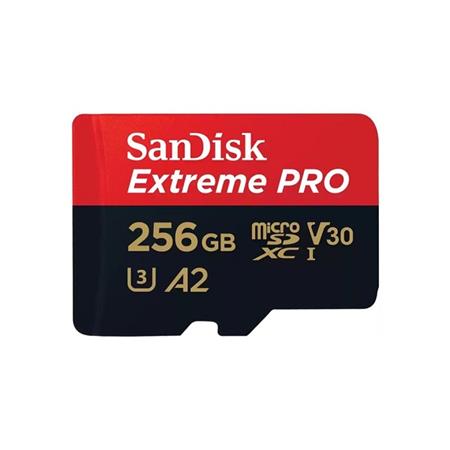 SanDisk Extreme PRO microSDXC 256GB / SDSQXCD-256G-GN6MA / + adaptér