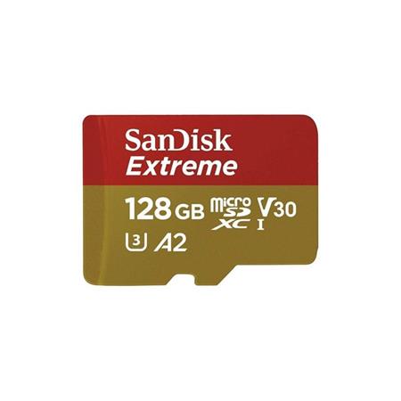 SanDisk Extreme microSDXC 128GB + adaptér (SDSQXAA-128G-GN6AA)