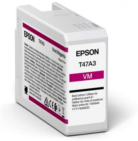 EPSON T47A3 Vivid Magenta (50ml) - originál