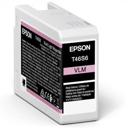 EPSON T46S6 vivid light magenta (25ml) - originál