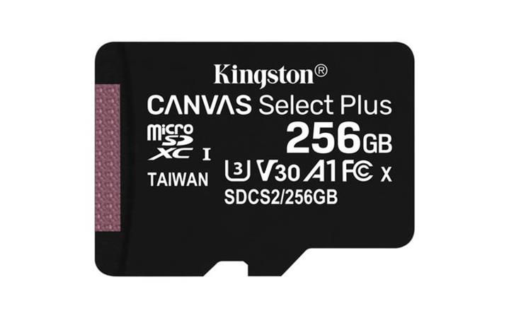 Kingston Canvas Select Plus/Micro SDXC/256GB/UHS-I U1 / Class 10 / SDCS3/256GBSP