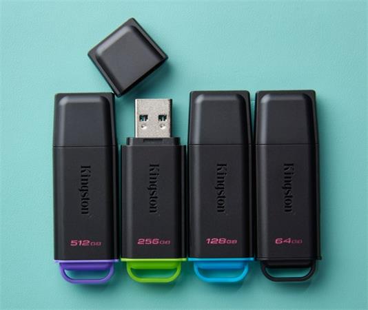 Kingston DataTraveler Exodia/64GB/USB 3.2/USB-A/Čierna / DTXG2/64GB