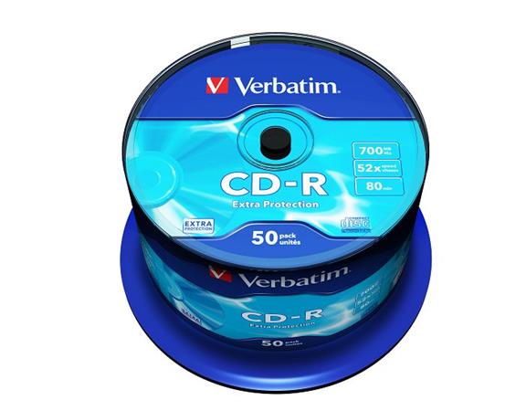 VERBATIM CD-R 700MB, 52x, spindle 50 ks / 43351