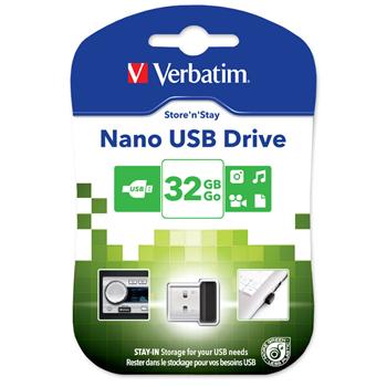 VERBATIM 32GB USB 2.0 Store n Go NANO (98130)