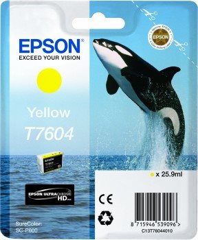 EPSON T7604 Yellow (kosatka) - originál